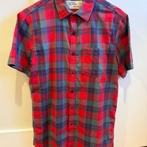 Free Planet Multicolor Plaid Button-Down Shirt